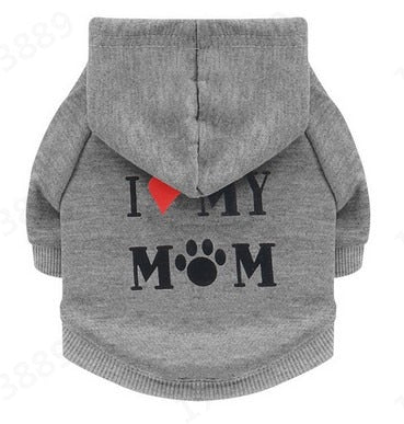 🐾💖 The "I Love Mom" Dog Sweater: Paw-sitively Adorable! 💖🐾